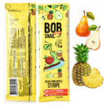 Dulciuri naturale de pere si ananas stripes BOB SNAIL 14g — изображение 2