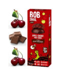 Dulciuri naturale mere-visina ciocolata neagra belgiana 30g BOB SNAIL — изображение 2