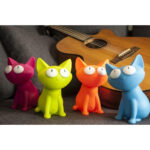 Pusculita "Silly Cat" alb Dhin - imagine 5