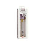 Biberon din sticla anticolici cu tetina din latex 0+ luni, 225 ml Mauve Bibs - imagine 3