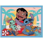 Puzzles 2in1 + memos Disney Lilo and Stitch Trefl — изображение 4