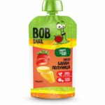 Piure smoothie banane,capsuni 120g Bob Snail