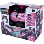 Masina Flip Racer - Pink cu telecomanda Revell - imagine 5