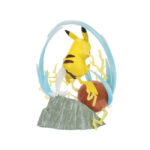 Figurina Deluxe Pikachu 30 cm Pokemon JAZWARES - imagine 3