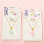 Set Lantisor si inel in Delicate rose bijoux asort. Precious NICE