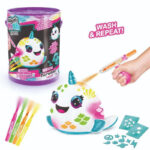 Set de creatie in cutie Neon Squish Pals Paint Can Airbrush Plush Canal Toys - imagine 3