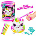 Set de creatie in cutie Neon Squish Pals Paint Can Airbrush Plush Canal Toys - imagine 4