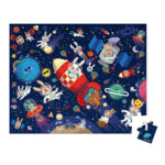 Puzzle racheta 54 piese Janod - imagine 2