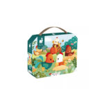 Puzzle Bine ati venit in curtea animalelor 20 piese Janod - imagine 3