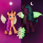 Set figurini Dragon Light reveal My Little Pony HASBRO - imagine 5