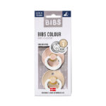 Suzeta din latex 0-6 luni 2-Pack Blush Night/Vanilla Night Bibs - imagine 3