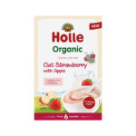 Terci cu lapte ovaz ,mere si capsuni 6 luni+ 250g Holle