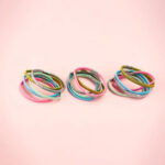 Set elastice pentru par Hair ties 15 buc. in asort. Precious NICE - imagine 2