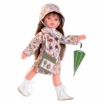 Papusa Emili 33 cm in costum de ploie Antonio Juan - imagine 3