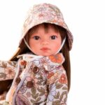 Papusa Emili 33 cm in costum de ploie Antonio Juan - imagine 2