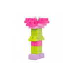 Designer de constructii roz Mega Bloks  Great Building  serie  Primii constructori , 80 de piese MATTEL - imagine 3