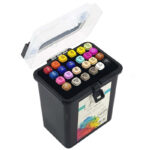 Set de markere cu doua fete Nassau in cutie 24 buc. GRAFIX - imagine 2