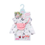 Rochie cu fluturi pentru papusa Baby Annabell 43 cm ZAPF - imagine 2