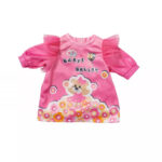 Rochia roz cu bile pentru papusa BABY born 36cm ZAPF