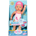 Papusa Lessi Baby Born de inot 30cm, Roz ZAPF