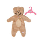 Salopeta plus Ursulet pentru papusa BABY born 43 cm ZAPF
