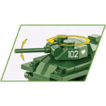 CONSTRUCTOR TANC T-34/76 COBI — изображение 5
