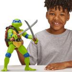 Figurina cu articulatii Leonardo 11 cm Testoasele Ninja seria Movie III TMNT - imagine 4