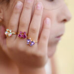 Inele Butterfly Gem Rings, 3bucs Great Pretenders — изображение 2