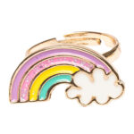 Inele Unicorn Rainbow Rings, 3 bucs Great Pretenders — изображение 2