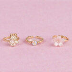 Inele Foxy Floral Rings, 3 bucs Great Pretenders - imagine 2