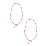 Colier Pink Crystal Necklace assorted Great Pretenders
