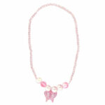 Colier Holo Pink Crystal Necklace Great Pretenders