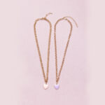 Colier Chunky Chain Heart Necklace assorted Great Pretenders