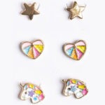 Cercei Cheerful Studded Earrings, 3 Pairs Great Pretenders — изображение 2