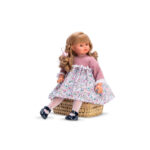 Papusa Pepa in rochie cu flori, 57cm ASI