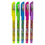 Set 5 pixuri cu gel aromate Neon, diverse culori, Scentos — изображение 2