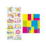 Stickere pe numere si forme 12 foi in asort. Grafix - imagine 3