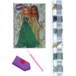 Pictura cu diamante jurnal A5 Besties GRAFIX - imagine 3