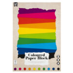 Bloc de hartie colorata pentru pasteluri 24 x 34 cm 20 coli GRAFIX