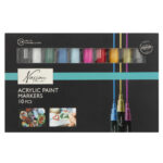 Set markere acrilice Nassau 10buc. GRAFIX - imagine 2