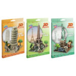 Puzzle 3D din spuma in asort. Grafix