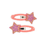 Set 2 agrafe Agathe stea roz SOUZA