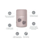 Termos pentru mancare 600 ml Frunze MINILAND - imagine 2