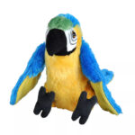 Jucarie de plus Papagal Macaw cu galben piept 11,4cm Wild Republic