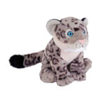 Jucarie de plus Leopard de zapada 30cm Cuddlekins Eco Wild Republic
