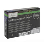 Set culori acrilice cu sclipici 6x75ml Nassau Fine GRAFIX - imagine 4