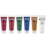 Set culori acrilice cu sclipici 6x75ml Nassau Fine GRAFIX - imagine 2