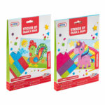 Stickere pe numere si forme 12 foi in asort. Grafix