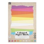 Bloc de hartie colorata pentru pasteluri 24 x 34 cm 20 coli pastel GRAFIX