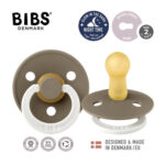 Suzete Colour 6-18 luni Dark Oak Night Bibs - imagine 3